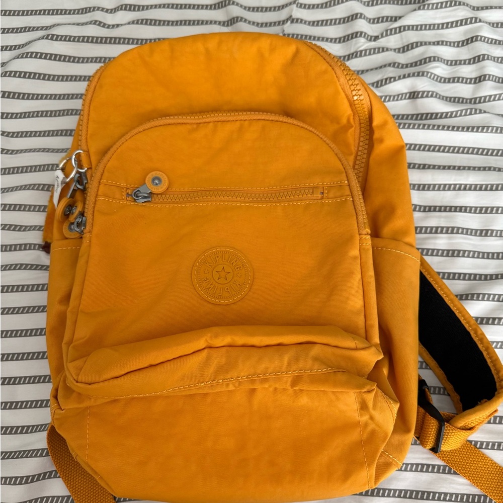 Kipling Orange Backpack - Picture 3 of 6